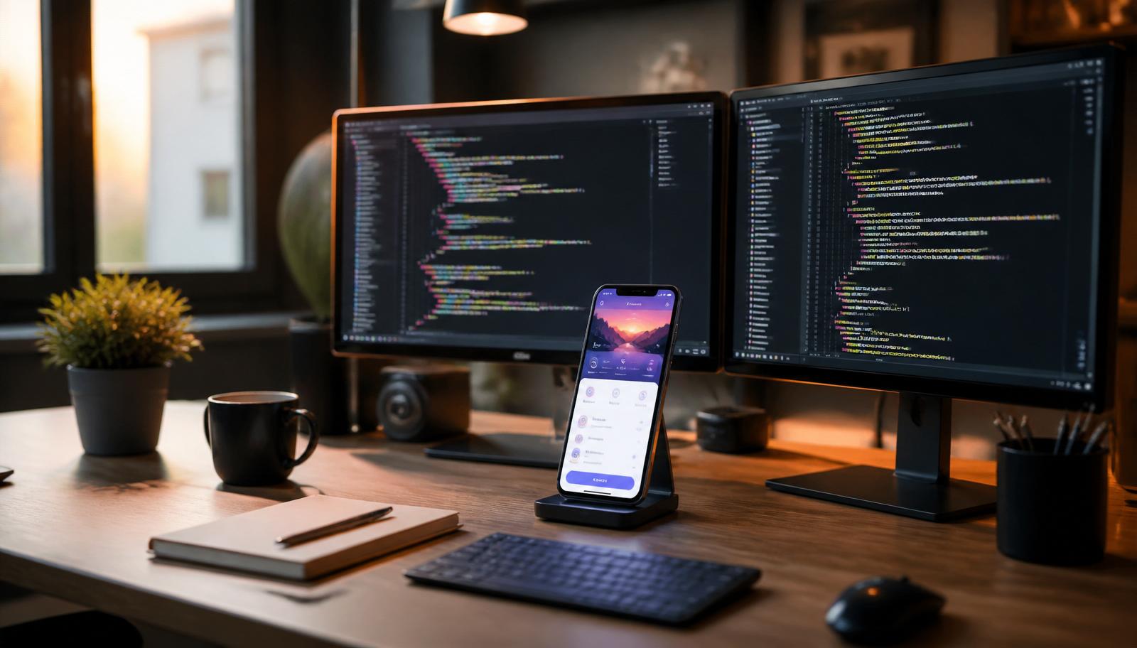 Tela inicial de smartphone com ícones de mensagens, Telegram e outros apps, mostrando onde os Mini Apps se integram
